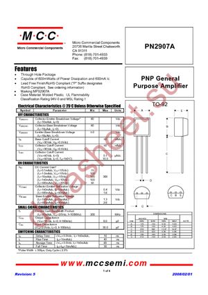 PN2907A-AP datasheet  