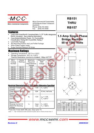 RB153-B datasheet  