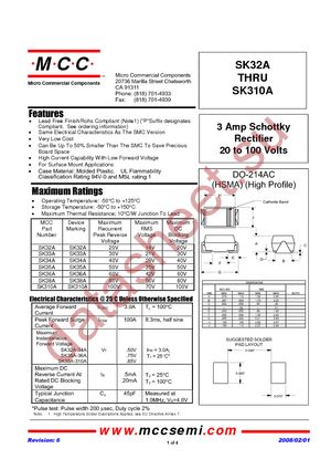 SK310A-TP datasheet  