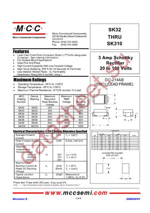 SK32-TP datasheet  