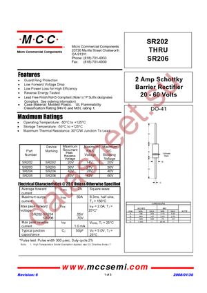 SR202-T datasheet  