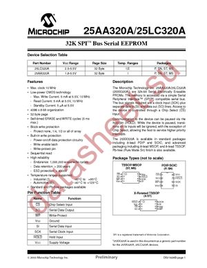 25AA320AT-I/SN datasheet  