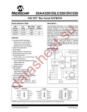 25AA320XT-I/ST datasheet  