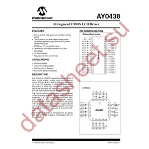 AY0438-I/L datasheet  