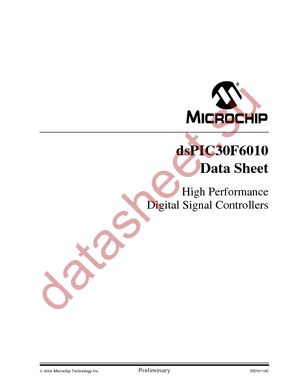DSPIC30F6010-20I/PF datasheet  