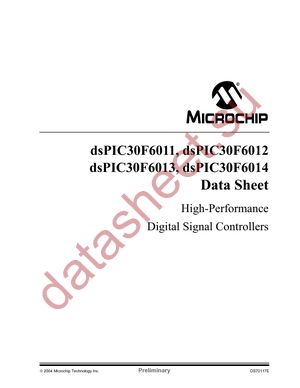 DSPIC30F6011-20E/PF datasheet  