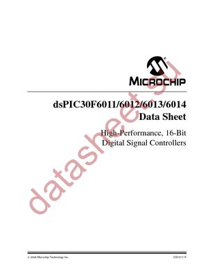 DSPIC30F6012AT-20E/PF datasheet  