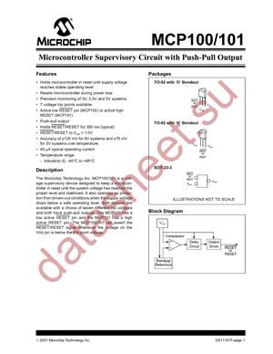 MCP100T-270I/TT datasheet  