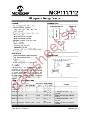 MCP111-195I/TO datasheet  