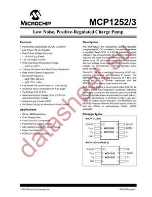 MCP1252-33X50I/MS datasheet  