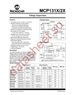 MCP1316MT-29LE/OT datasheet  
