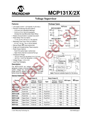 MCP1318MT-29LE/CH datasheet  