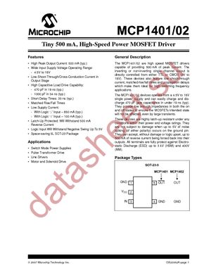 MCP1402T-E/OT datasheet  