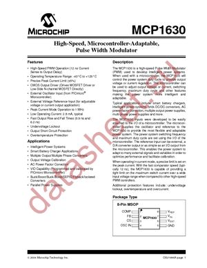 MCP1630-I/MS datasheet  