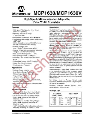 MCP1630V-E/MC datasheet  