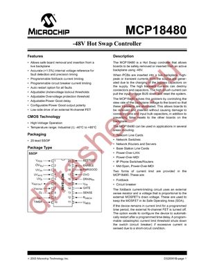 MCP18480-I/SS datasheet  