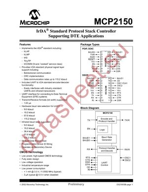 MCP2150-I/P datasheet  
