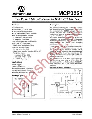MCP3221A5T-I/OT datasheet  
