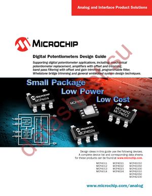 MCP4011-103E/SN datasheet  
