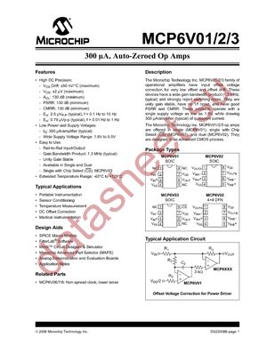 MCP6V01-E/MNY datasheet  