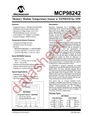 MCP98242T-BE/MC datasheet  