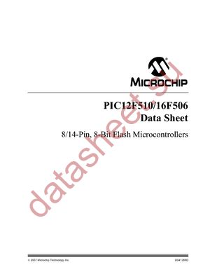 PIC12F510-E/MC datasheet  