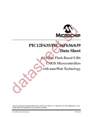 PIC12F635T-I/MD datasheet  