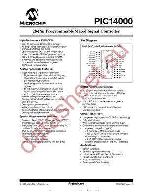 PIC14000T-04/SS datasheet  