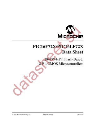PIC16LF722-E/ML datasheet  