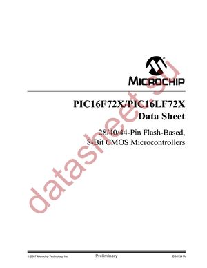 PIC16LF722-I/SP datasheet  