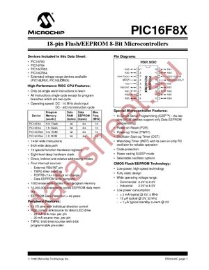 PIC16LF84T-04/SO datasheet  