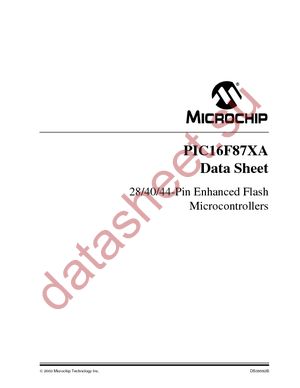 PIC16LF876A-I/SP datasheet  