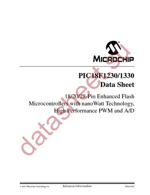 PIC18F1230-E/ML datasheet  