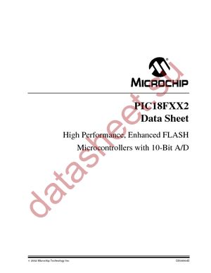 PIC18F242-I/SO datasheet  