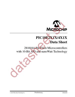 PIC18F2610T-I/SO datasheet  