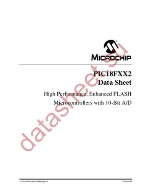PIC18F452-I/L datasheet  