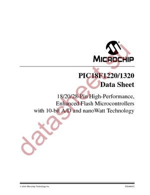 PIC18LF1320-I/ML datasheet  