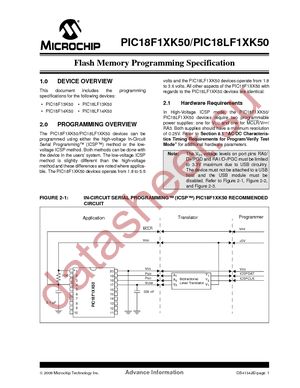 PIC18LF13K50T-I/SS datasheet  