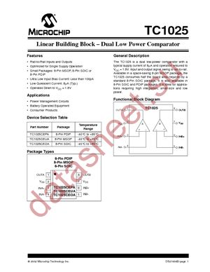 TC1025CEPA datasheet  