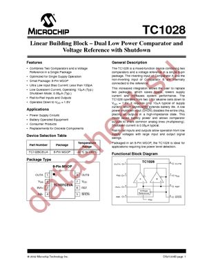 TC1028CEUATR datasheet  