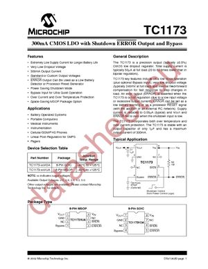 TC1173-2.8VOATR datasheet  