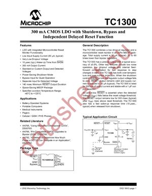 TC1300R-2.5VUA datasheet  