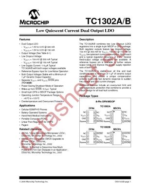 TC1302B-HPVUA datasheet  