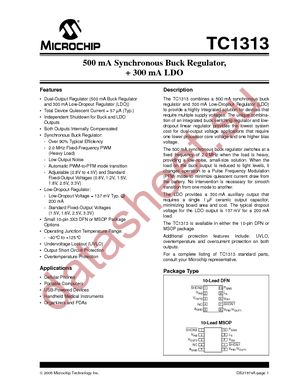 TC1313-1P0EMFTR datasheet  