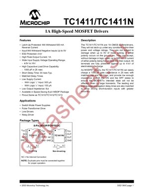 TC1411COA datasheet  