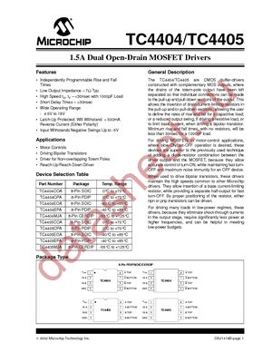 TC4404CPA datasheet  