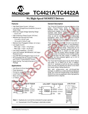 TC4421AEPA datasheet  