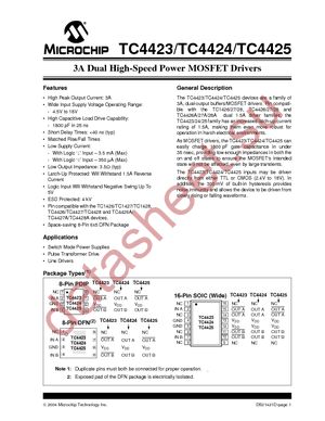 TC4424AVMF713 datasheet  
