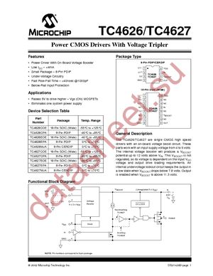 TC4626CPA datasheet  