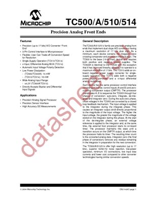 TC500ACOE datasheet  